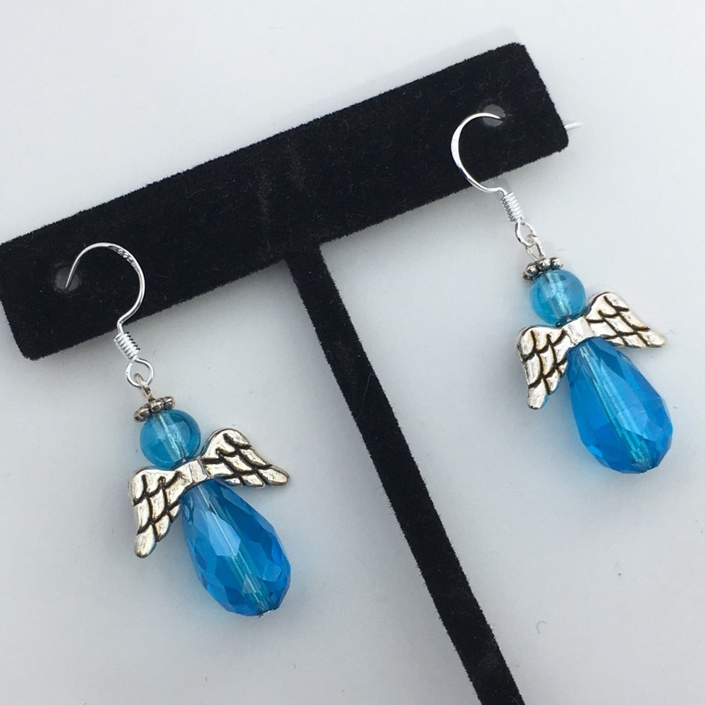 🔴 Turquoise Angel Earrings